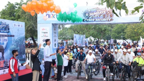 Fit India’s 96th Sundays on Cycle promotes fitness, digital safety