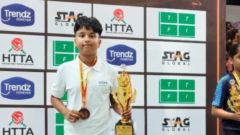 Garv Hai’ athlete Divija Paul bags bronze at National Ranking Table Tennis Championship