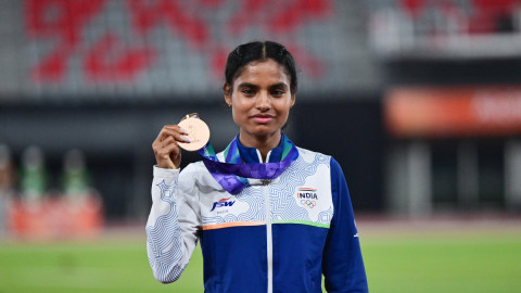 Nagoya: Asian Games 2026 - 10,000m Medal Ceremony