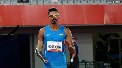 एशियन पैरा गेम्स: निषाद कुमार ने लहराया तिरंगा, टी47 लॉन्ग जंप में देश के लिए जीता गोल्ड मेडल