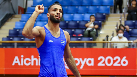 Nagoya: Asian Games Men’s Freestyle 65kg Semi-final