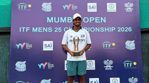 Karan Singh clinches fourth title of the year with ITF M25 Mumbai win