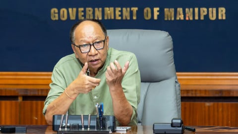 Manipur CM Yumnam Khemchand Singh conferred Grand Master 9th DAN in Taekwondo
