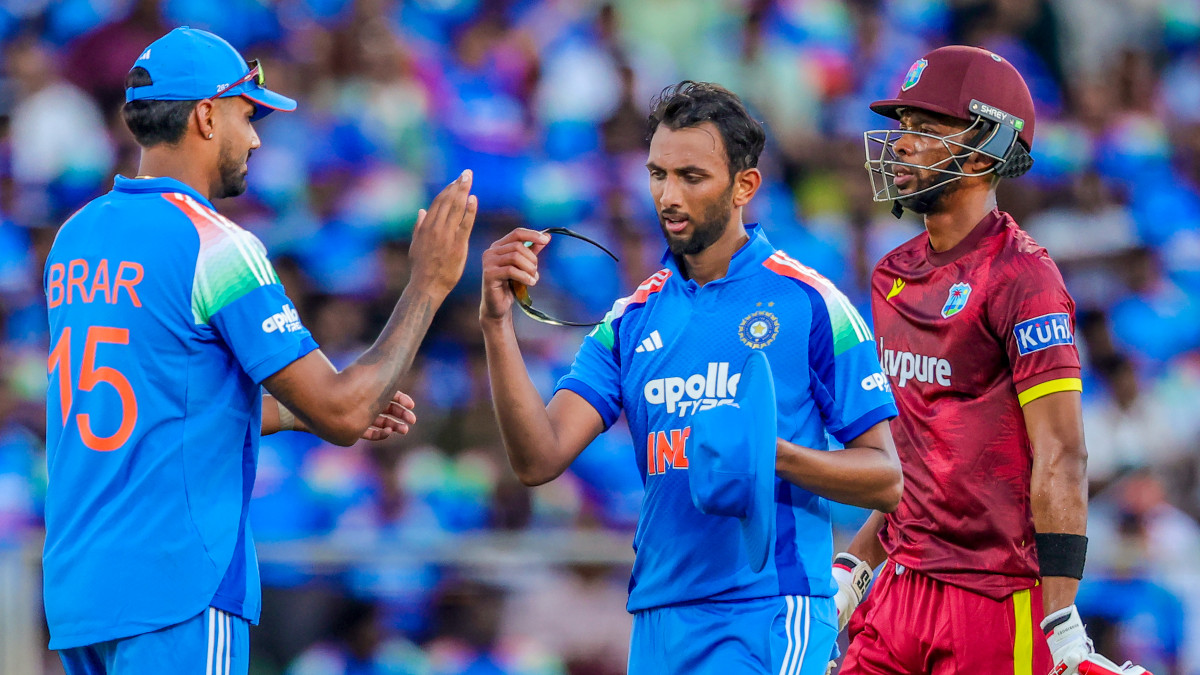 Hamstring Indury Prasidh To Miss Third ODI Against WI Due To Hamstring Injury, Kamboj ...