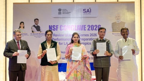 Sports Minister Mandaviya calls for stronger talent pipeline at Asian Games review meet