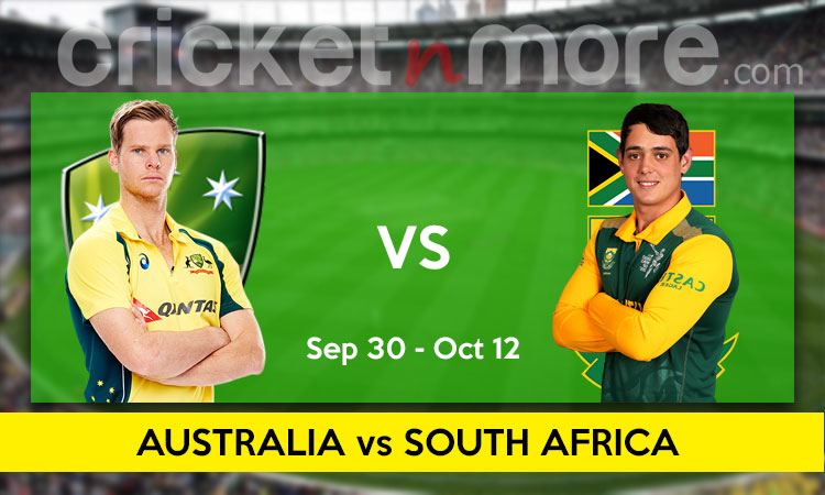 australia tour south africa schedule