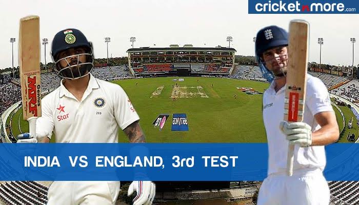 India aim to extend lead vs England in 3rd Test