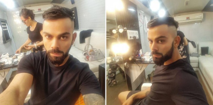 New Hairstyle for Kohli ahead of New Zealand Series