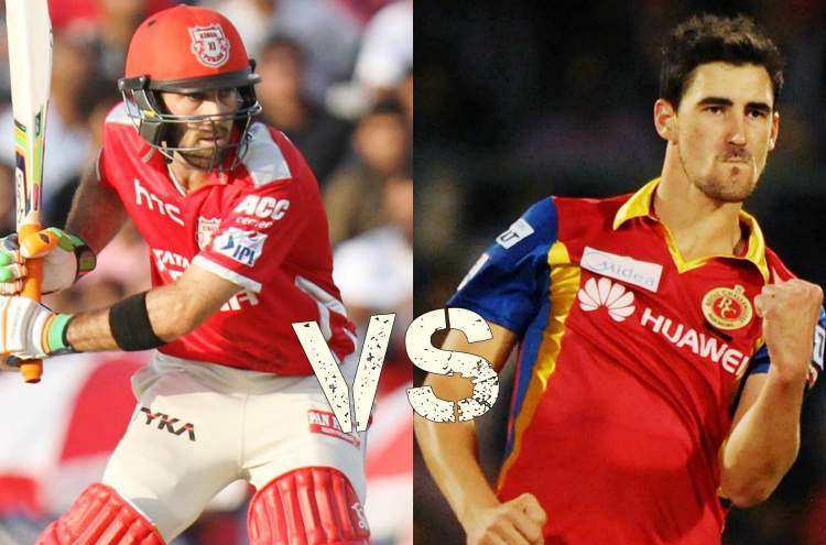 Live Score IPL 2015 Kings XI Punjab vs Royal Challengers Bangalore