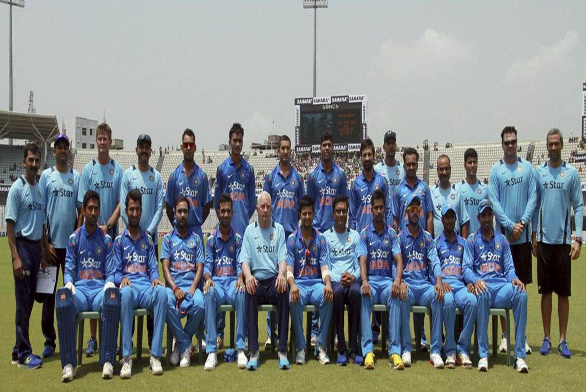HD Image for cricket Indian team for Bangladesh tour