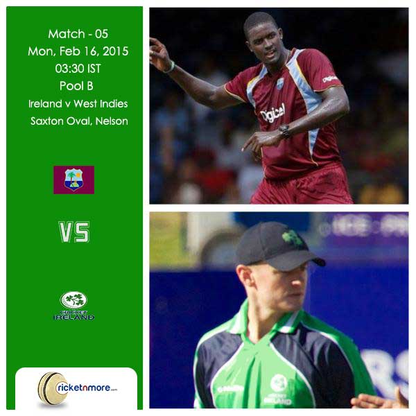 West Indies vs Ireland in 2015 World Cup in Tamil