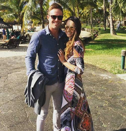 AB de Villiers and his wife Danielle de Villiers Image