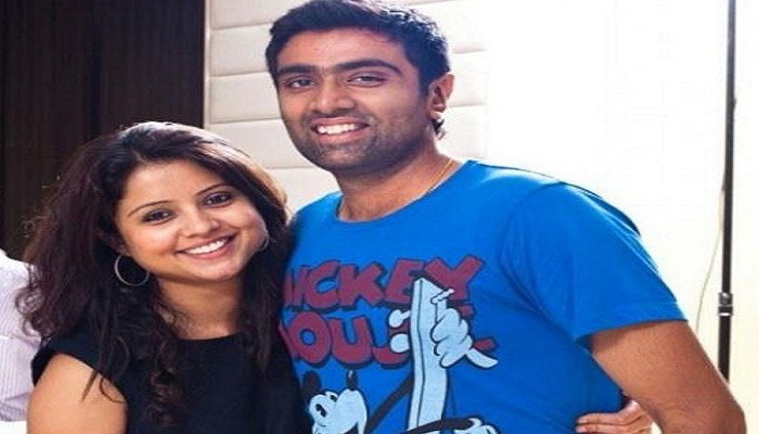 Hd Image for Cricket ASHWIN wife priti in Hindi