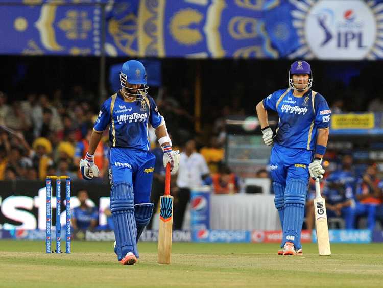 Ajinkya Rahane and Shane Watson in Tamil