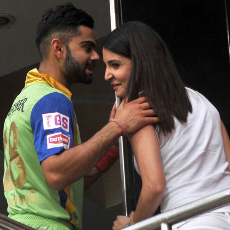 Virat Kohli and actress Anushka Sharma