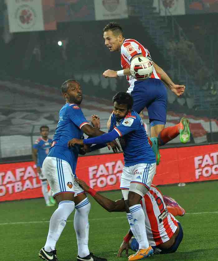 Atletico de Kolkata and FC Goa in Tamil