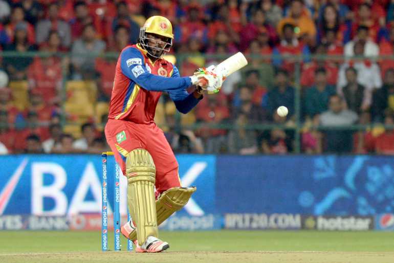 Hd Image for Cricket Chris Gayle RCB in Hindi