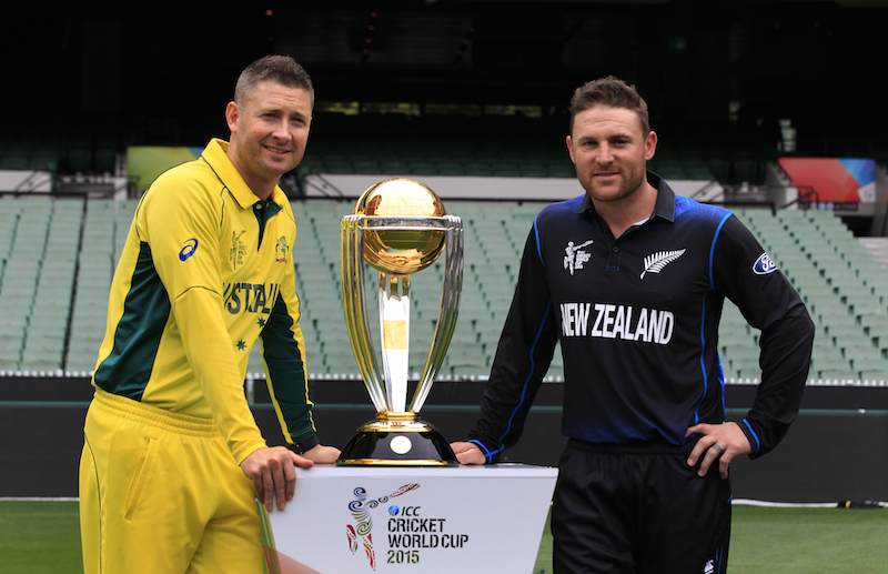 Brendon McCullum and Michael Clarke in Tamil