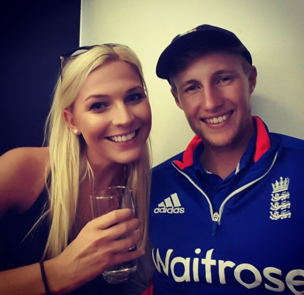 Cricketer Joe Root and Carrie Cotterell Image