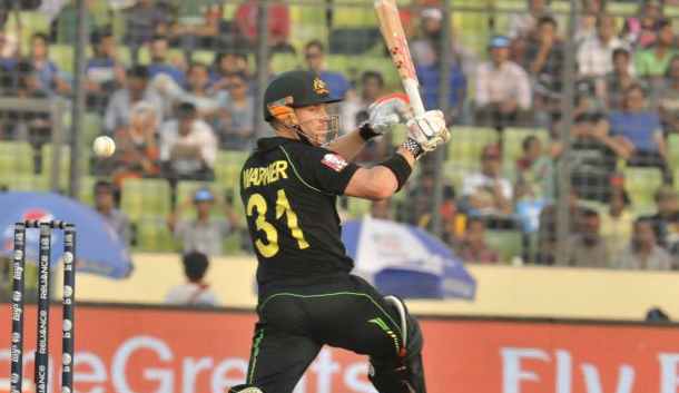 David Warner in CWC15 in Tamil