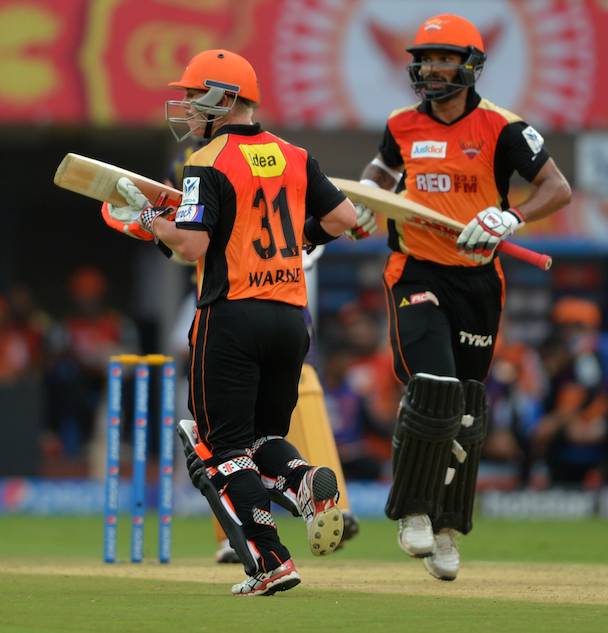 David Warner and Shikhar Dhawan in Tamil