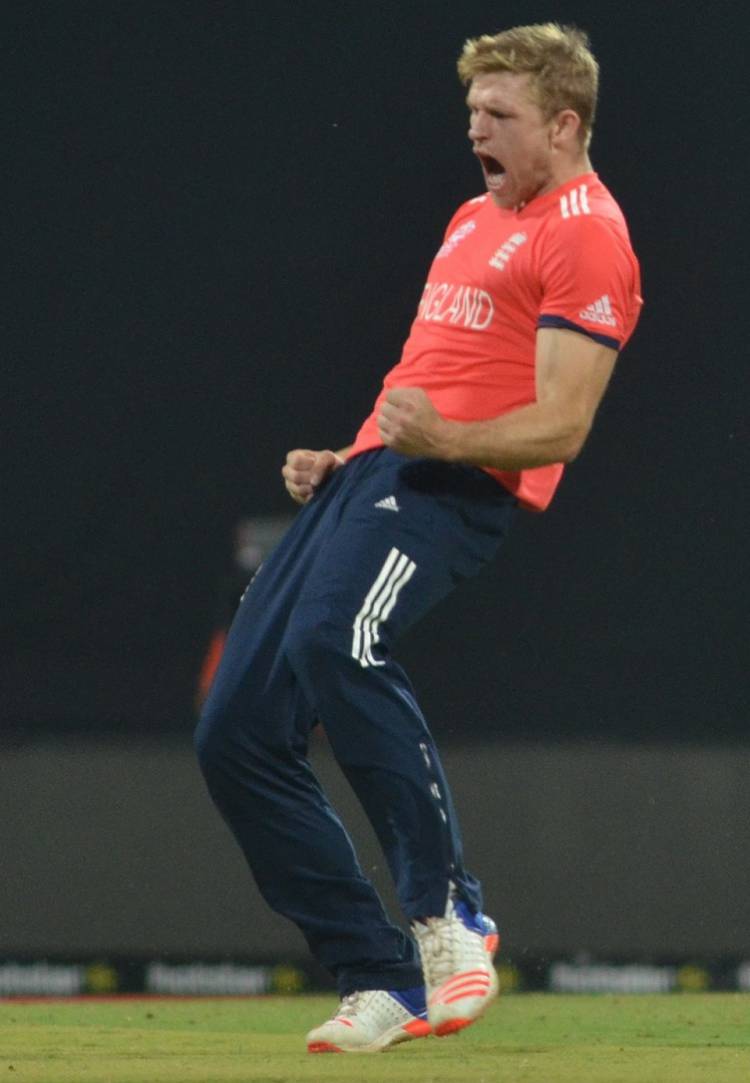 England fast bowler David Willey against West Indies