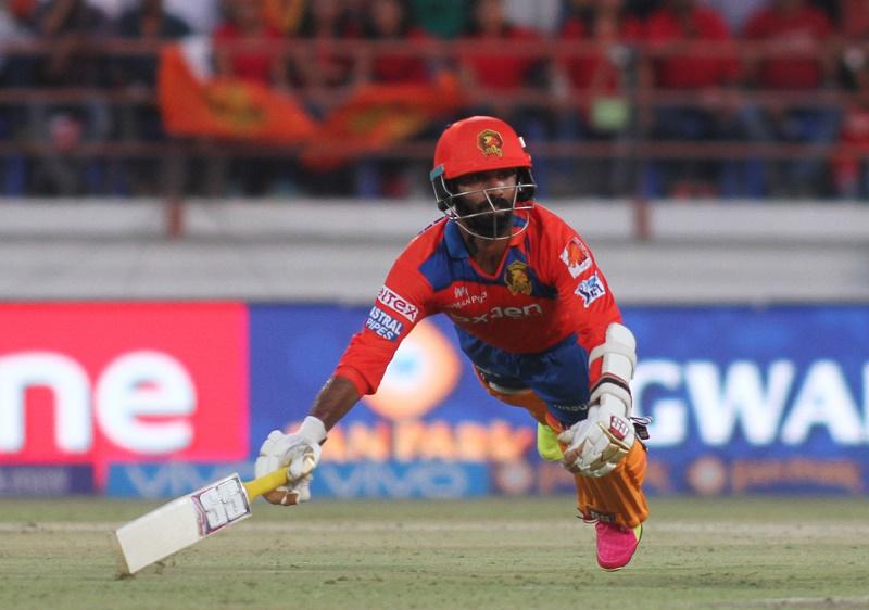 Gujarat Lions batsman Dinesh Kartik 
