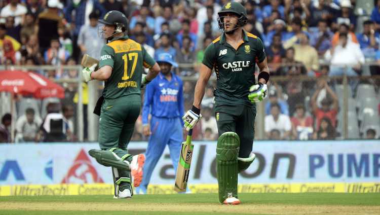 Hd Image for Cricket Faf du Plessis and AB de Villiers in Hindi
