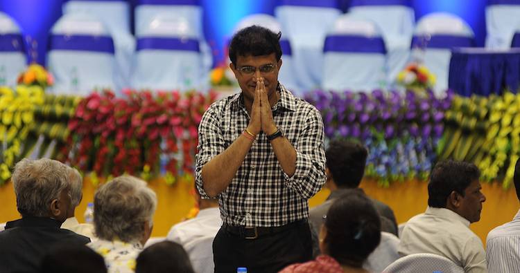 Sourav Ganguly during a CAB programme