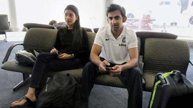 Gautum Gambhir and wife Natasha Jain Gambhir फोटो