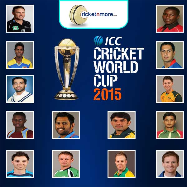 ICC 2015 Cricket World Cup Team Captains