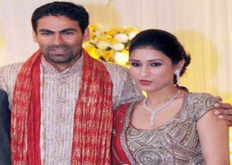 Indian Cricketer Mohammad Kaif and Pooja Kaif Image