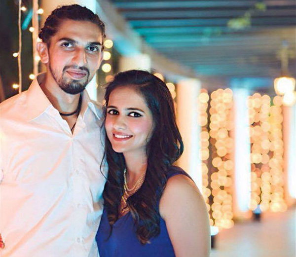 Hd Image for Cricket Ishant Sharma with his beautiful wife Pratima Singh in Hindi