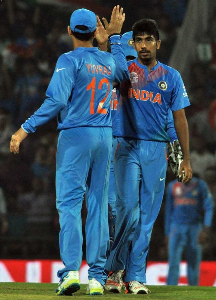 Indian Cricket Team Bowler Jasprit Bumrah against New Zealand