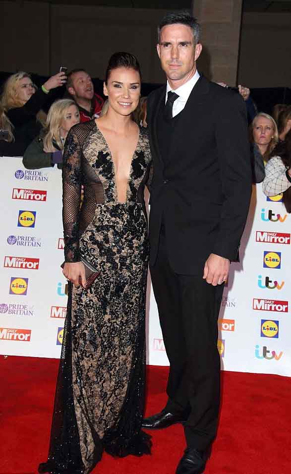 Jessica Taylor with his Cricketer Husband Kevin Pietersen Image