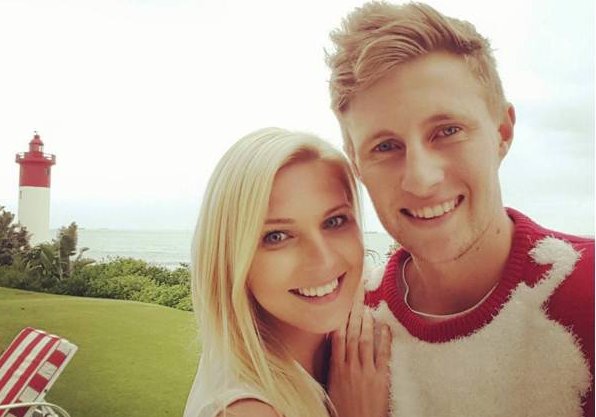 Hd Image for Cricket Joe Root with his girlfriend Carrie Cotterell in Hindi
