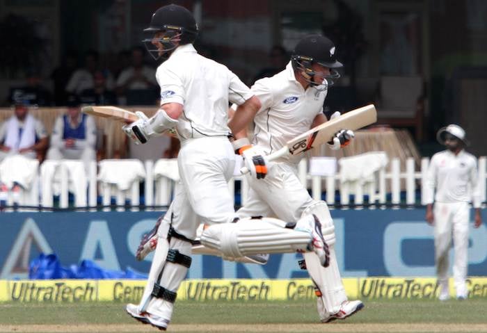 Kane Williamson and Tom Latham