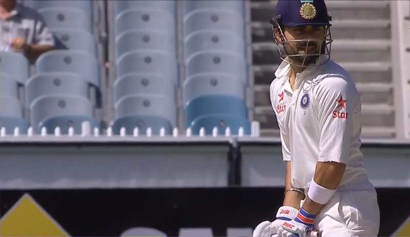 Kohli during his innings at MCG in boxing day test