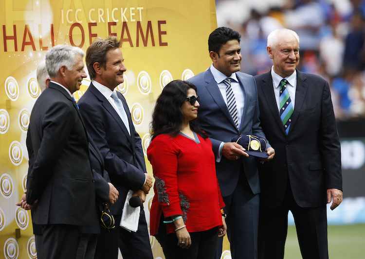 Anil Kumble at Melbourne cricket Ground in Tamil