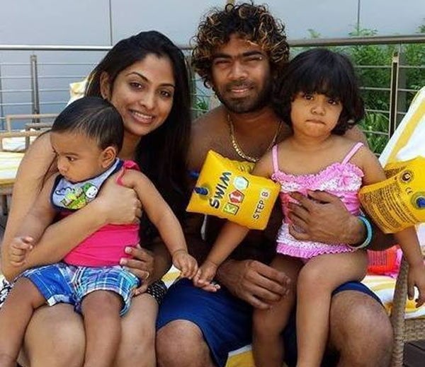 Images for Lasith Malinga and his wife Tanya Perera and Kids, Photos, Pictures in Hindi