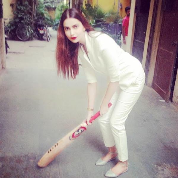 Lisha Sharma act like female cricketer Image