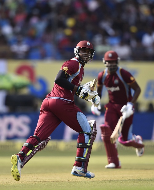 Marlon Samuels in Action at Kochi