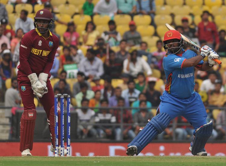 Mohammad Shahzad of Afghanistan in action in Tamil