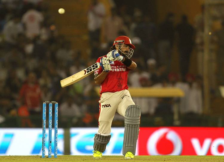 Murali Vijay of Kings XI Punjab in action in Tamil