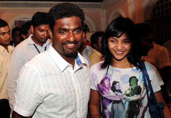 Images for Muttiah Muralitharan and his wife Madhimalar Ramamurthy, Photos,  Pictures