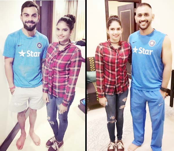 Hd Image for Cricket Mystery girl who have Photos with all indian Cricketer in Hindi