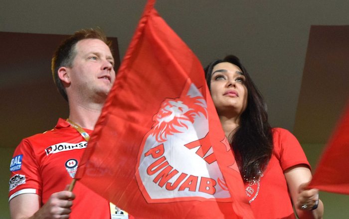 Preity Zinta with her husband 