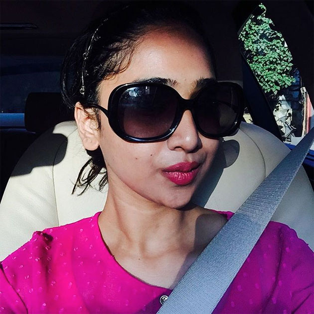 Priya Thalur in Car Image