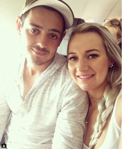 Quinton de kock and Sasha Hurly Image