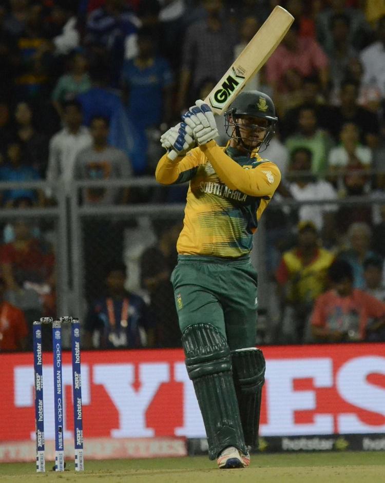 South Africa batsman Quinton de Kock against England